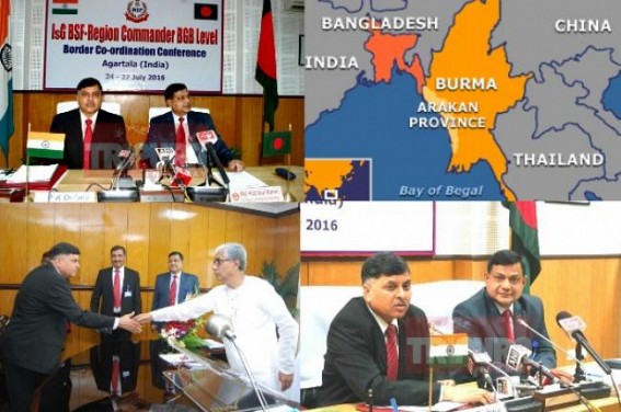 India, Bangladesh joint operations against Northeast militants sheltered in Chittagong, Myanmar border regions : Bangladesh-Myanmar border got 17 BOPs operational, Bangladesh undertakes 271 miles Myanmar Border Fencing India, Bangladesh joint operations against Northeast militants sheltered in Chittagong, Myanmar border regions : Bangladesh-Myanmar border got 17 BOPs operational, Bangladesh undertakes 271 miles Myanmar Border Fencing